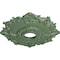 Ekena Millwork Riley Ceiling Medallion (Fits Canopies up to 4 5/8"), 18"OD x 3 1/2"ID x 1 1/2"P, Athenian Green CM18RLAGF - alternate 2